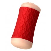 Двухсторонний мастурбатор JOS  NADIN в красном цилиндре - JOS - в Архангельске купить с доставкой