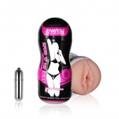 Мастурбатор-вагина Sex In A Can Vibra Vagina Tunnel - Lovetoy - в Архангельске купить с доставкой