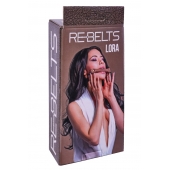 Кляп-трензель Lora с металлическими кольцами - Rebelts - купить с доставкой в Архангельске