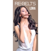 Кляп-трензель Lora с металлическими кольцами - Rebelts - купить с доставкой в Архангельске