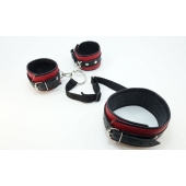 Кожаный БДСМ-набор - БДСМ Арсенал - купить с доставкой в Архангельске