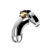 Серебристый мужской пояс верности TOYFA Metal - ToyFa - купить с доставкой в Архангельске