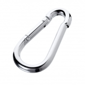 Серебристый карабин TOYFA Metal - ToyFa - купить с доставкой в Архангельске