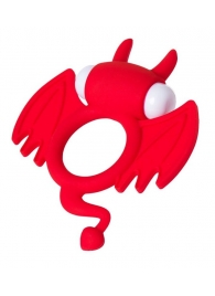 Красное эрекционное кольцо на пенис JOS COCKY DEVIL - JOS - в Архангельске купить с доставкой