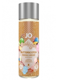 Смазка на водной основе Candy Shop Butterscotch с ароматом ирисок - 60 мл. - System JO - купить с доставкой в Архангельске