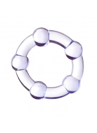 Фиолетовое эрекционное кольцо A-Toys - A-toys - в Архангельске купить с доставкой