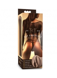 Коричневый мастубратор-вагина Nicole s Kitty - Blush Novelties - в Архангельске купить с доставкой