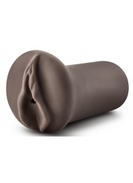 Коричневый мастубратор-вагина Nicole s Kitty - Blush Novelties - в Архангельске купить с доставкой