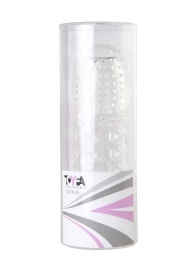 Прозрачная закрытая гелевая насадка - 13,5 см. - Toyfa Basic - в Архангельске купить с доставкой