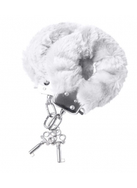 Наручники с белой меховой опушкой - ToyFa - купить с доставкой в Архангельске