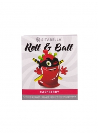 Стимулирующий презерватив-насадка Roll   Ball Raspberry - Sitabella - купить с доставкой в Архангельске