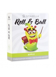 Стимулирующий презерватив-насадка Roll   Ball Apple - Sitabella - купить с доставкой в Архангельске