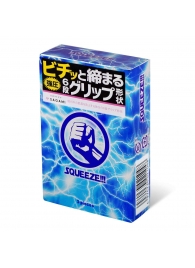Презервативы Sagami Squeeze волнистой формы - 5 шт. - Sagami - купить с доставкой в Архангельске