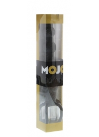 Черная ёлочка-насадка для двойного проникновения Mojo Bumpy - 15 см. - Seven Creations - в Архангельске купить с доставкой