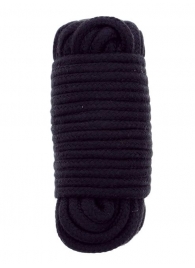 Черная веревка для связывания BONDX LOVE ROPE - 10 м. - Dream Toys - купить с доставкой в Архангельске