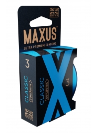 Классические презервативы в железном кейсе MAXUS Classic - 3 шт. - Maxus - купить с доставкой в Архангельске