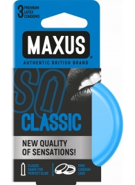 Классические презервативы в железном кейсе MAXUS Classic - 3 шт. - Maxus - купить с доставкой в Архангельске