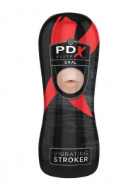 Мастурбатор-ротик Vibrating Oral Stroker - Pipedream - в Архангельске купить с доставкой