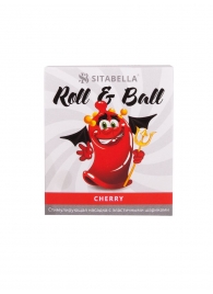 Стимулирующий презерватив-насадка Roll   Ball Cherry - Sitabella - купить с доставкой в Архангельске