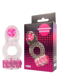 Прозрачное эрекционное кольцо Erowoman-Eroman - Erowoman-Eroman - в Архангельске купить с доставкой