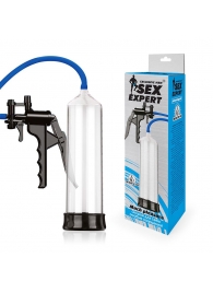 Прозрачная вакуумная помпа Sex Expert с насосом - Sex Expert - в Архангельске купить с доставкой