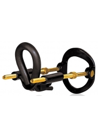 Черный экстендер-растяжитель пениса - Sex Expert - в Архангельске купить с доставкой