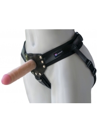 Черный пояс-трусики с двумя насадками  Экзотик-Linda  - 15,5 и 10,5 см. - LOVETOY (А-Полимер) - купить с доставкой в Архангельске