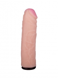 Черный пояс-трусики с насадкой  Гламур Dana  - 15,5 см. - LOVETOY (А-Полимер) - купить с доставкой в Архангельске