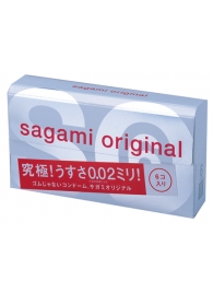 Ультратонкие презервативы Sagami Original - 6 шт. - Sagami - купить с доставкой в Архангельске