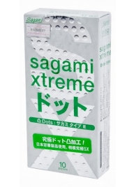 Презервативы Sagami Xtreme Type-E с точками - 10 шт. - Sagami - купить с доставкой в Архангельске