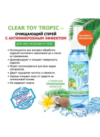 Очищающий спрей для игрушек CLEAR TOY Tropic - 100 мл. - Биоритм - купить с доставкой в Архангельске