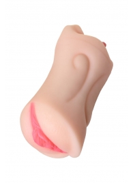 Телесный двусторонний мастурбатор Fruity Tongue - ротик и вагина - ToyFa - в Архангельске купить с доставкой