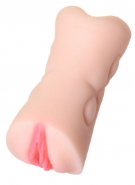 Телесный двусторонний мастурбатор Rich Fruit - вагина и анус - ToyFa - в Архангельске купить с доставкой