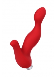 Красный силиконовый вибростимулятор простаты Proman - 12,5 см. - ToyFa - в Архангельске купить с доставкой
