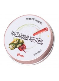 Массажная свеча «Массажный коктейль» с ароматом пина колады - 30 мл. - ToyFa - купить с доставкой в Архангельске