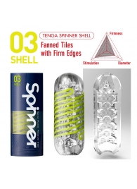 Мастурбатор SPINNER Shell - Tenga - в Архангельске купить с доставкой