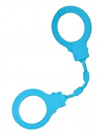 Голубые силиконовые наручники A-Toys без ключа - A-toys - купить с доставкой в Архангельске