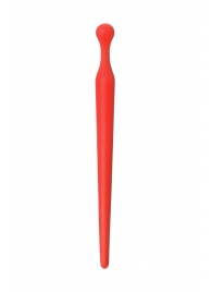 Красный силиконовый уретральный плаг - 10 см. - ToyFa - купить с доставкой в Архангельске