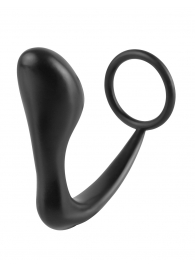 Эрекционное кольцо с анальной пробкой Ass-Gasm Cockring Plug - Pipedream - в Архангельске купить с доставкой