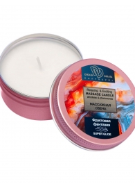 Массажная свеча  Фруктовая фантазия - БиоМед - купить с доставкой в Архангельске