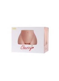 Мастурбатор-полуторс Cherry с вибрацией и двумя любовными тоннелями - KOKOS - в Архангельске купить с доставкой