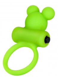 Зеленое виброкольцо на пенис A-Toys - A-toys - в Архангельске купить с доставкой