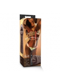 Коричневый мастурбатор-ротик Heather - Blush Novelties - в Архангельске купить с доставкой