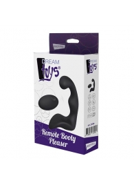 Черный вибромассажер простаты REMOTE BOOTY PLEASER - Dream Toys - в Архангельске купить с доставкой