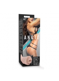 Телесный мастурбатор-ротик Angie - Blush Novelties - в Архангельске купить с доставкой