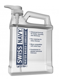 Канистра лубриканта Swiss Navy Water Based Lube на водной основе - 3,8 л. - Swiss navy - купить с доставкой в Архангельске