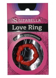 Эрекционное кольцо из киберкожи со стимулирующими бусинами - Sitabella - в Архангельске купить с доставкой