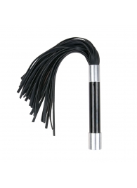 Черная плеть Easytoys Flogger With Metal Grip - 38 см. - Easy toys - купить с доставкой в Архангельске