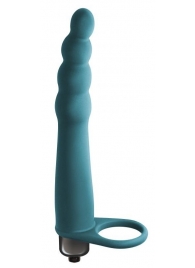 Зеленая вибронасадка для двойного проникновения Bramble - 16,5 см. - Lola Games - купить с доставкой в Архангельске