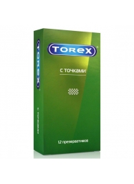 Текстурированные презервативы Torex  С точками  - 12 шт. - Torex - купить с доставкой в Архангельске